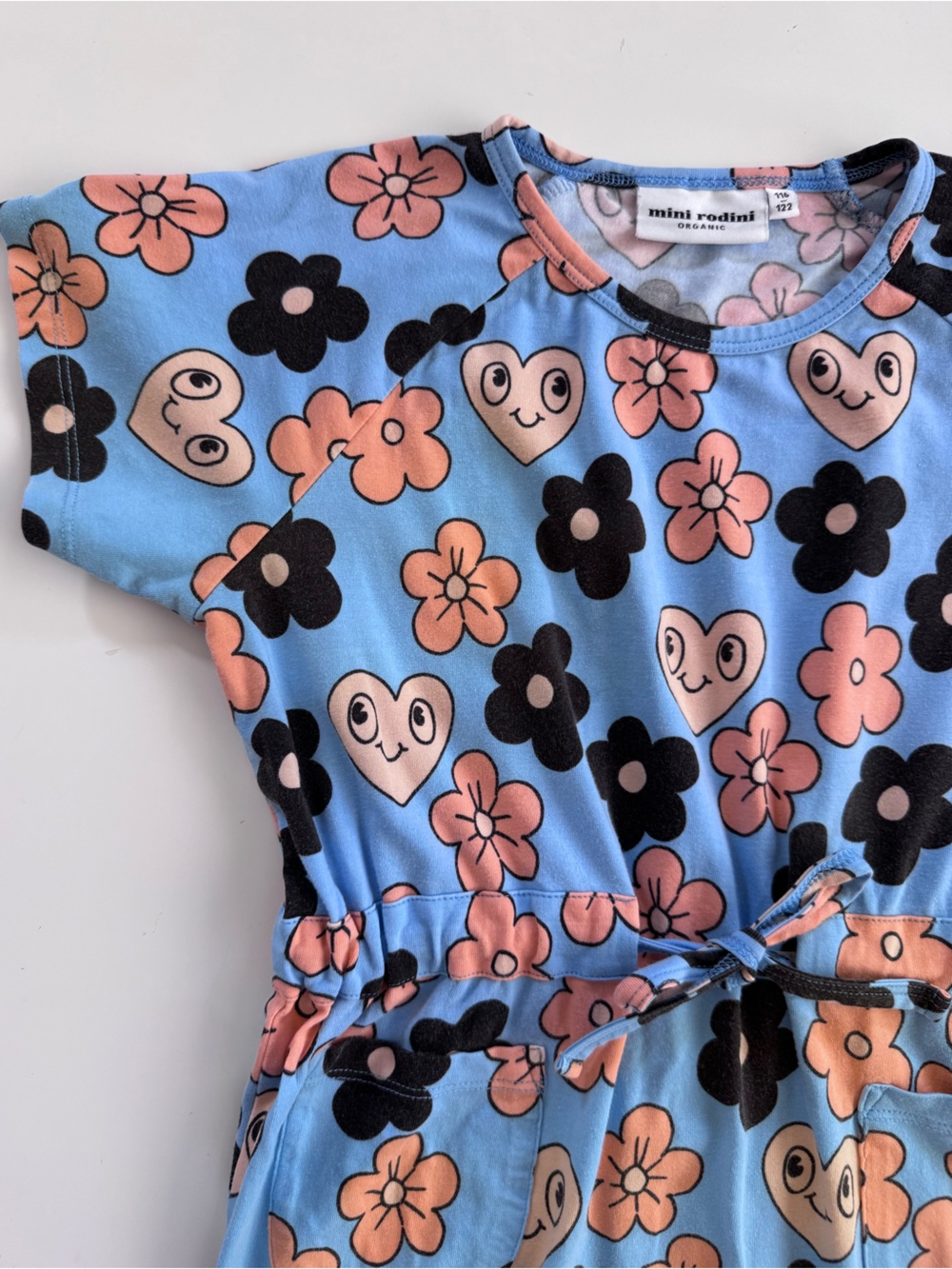 Mini Rodini Flowers Tee Dress 🌼